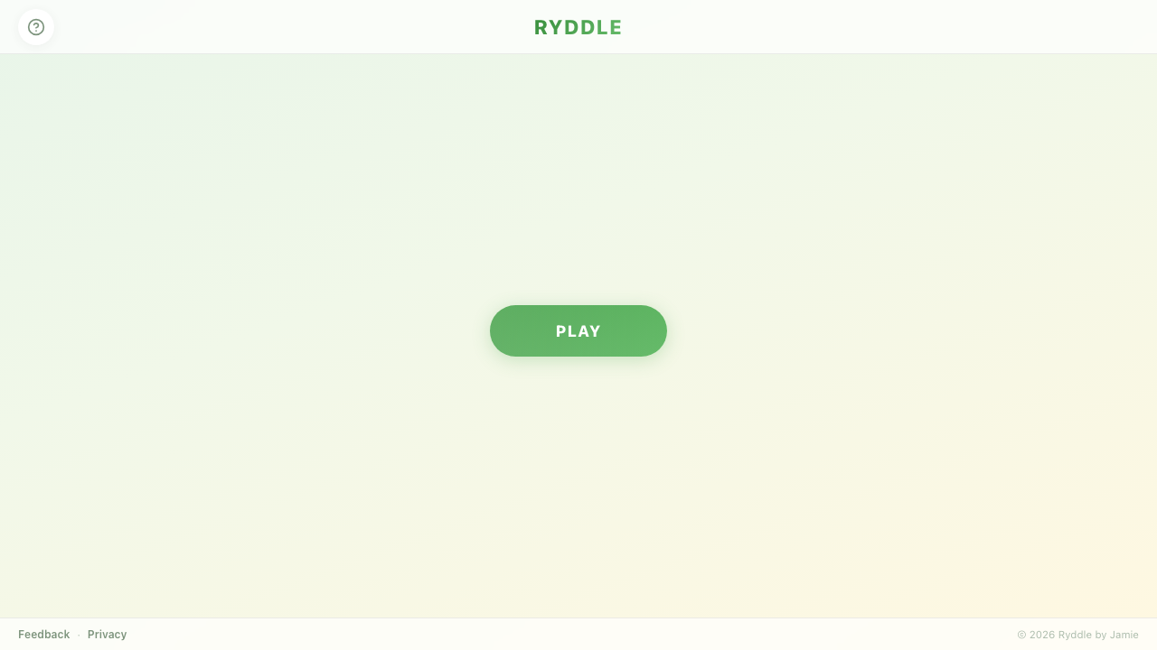 Ryddle - Daily Riddle Game
